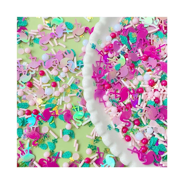 Mix Of Flamingo Clay And Pearl Sticks